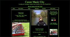 Desktop Screenshot of canoemusiccity.com